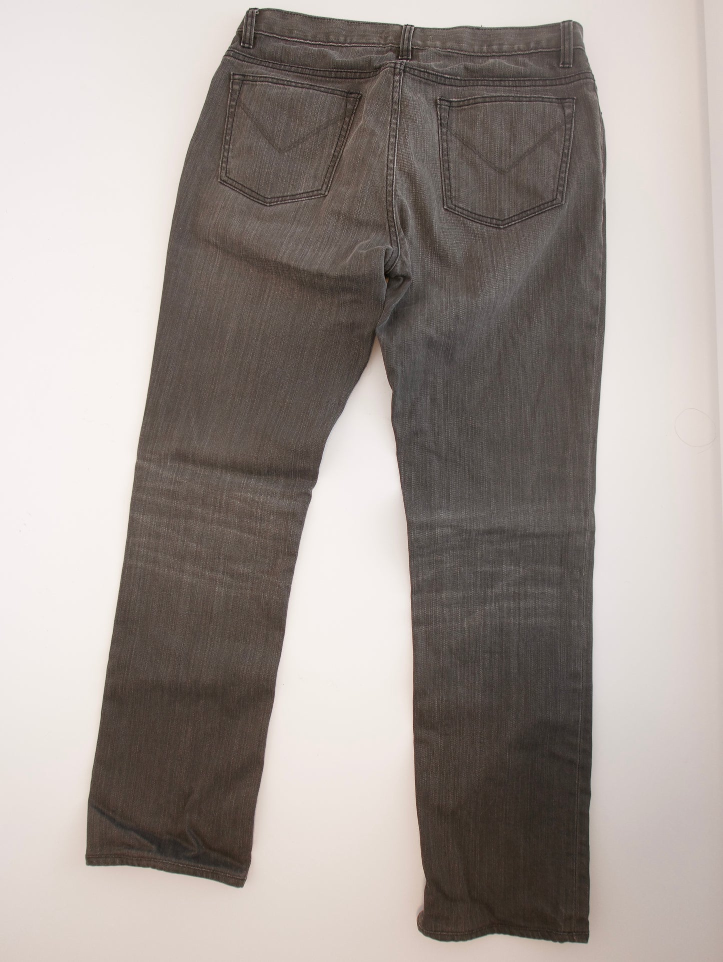 John Varavatos Aged Grey Jeans, Size 34