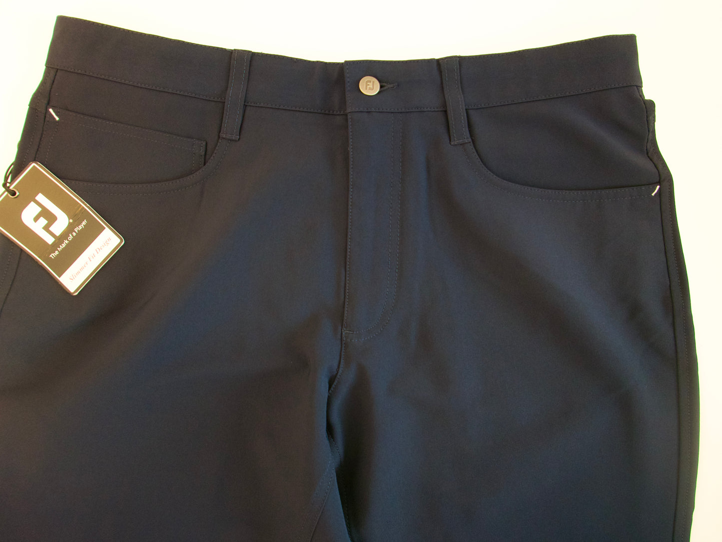 Footjoy Pants in Black and Blue, Size 34