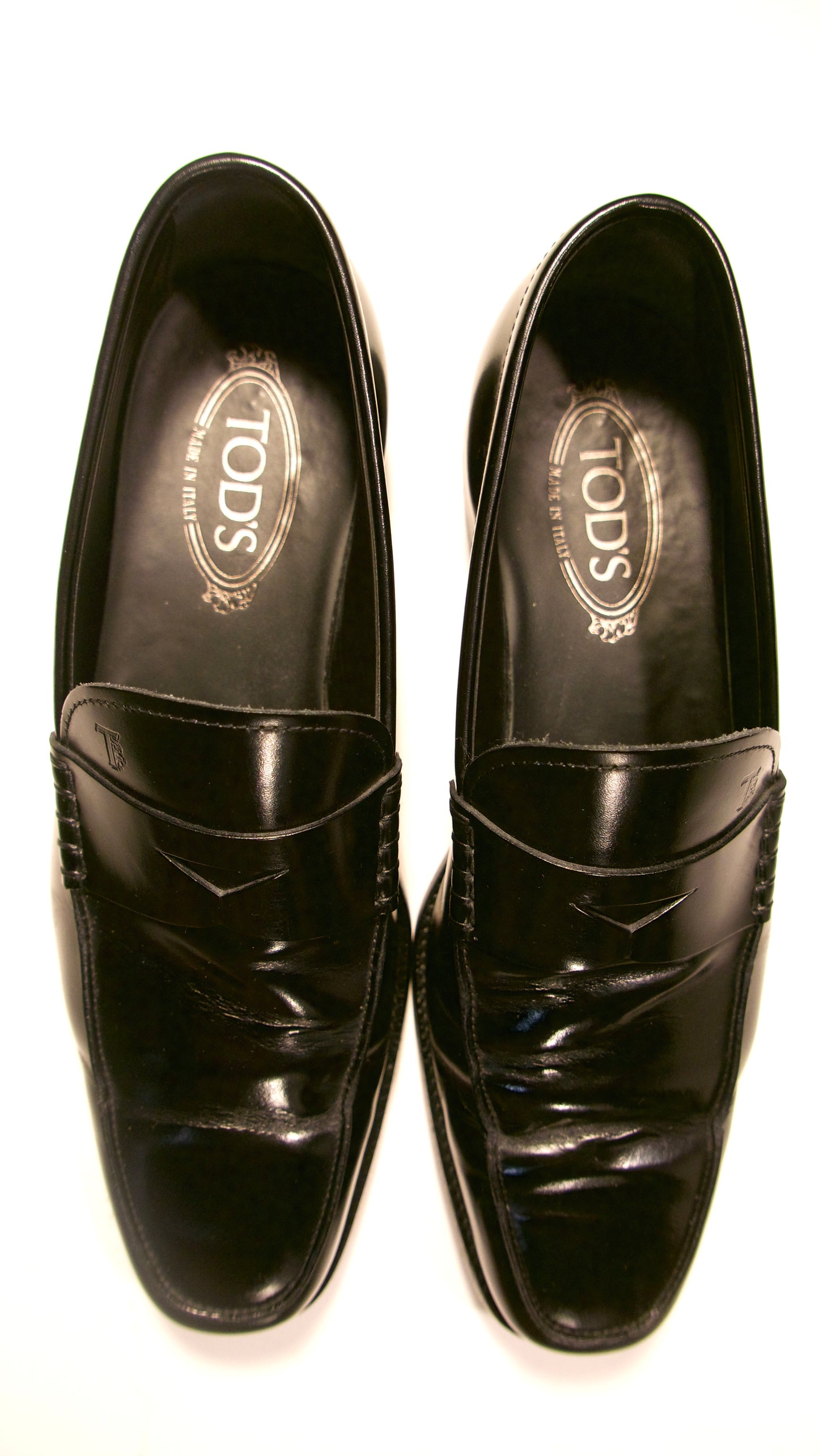 Tod's Black Loafers in Leather Size 7.5