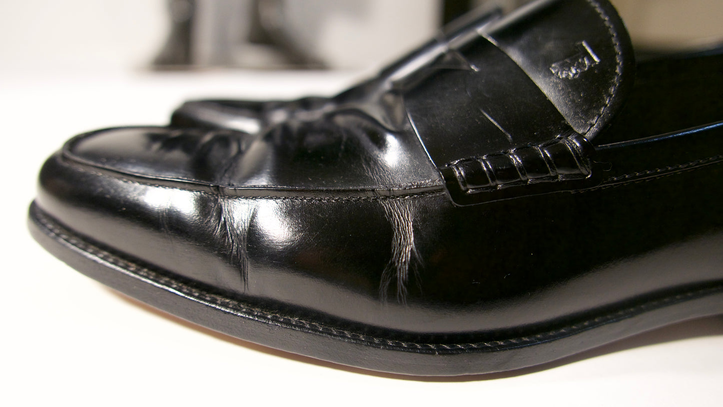 Tod's Black Loafers in Leather Size 7.5